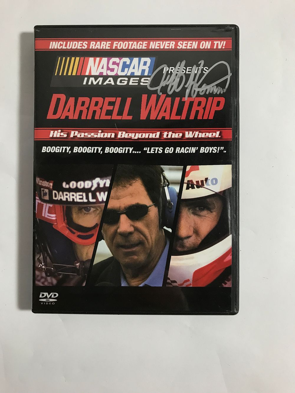 Lot 644: Autographed Darrell Waltrip DVD Movie