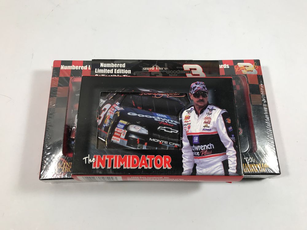 Lot 713: Dale Earnhardt Playing Cards in Collectible Tins
