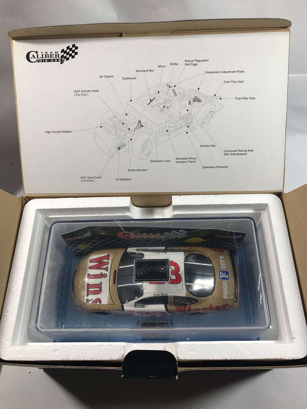Lot 716: Jimmy Spencer #23 Winston Gold Ford Taurus