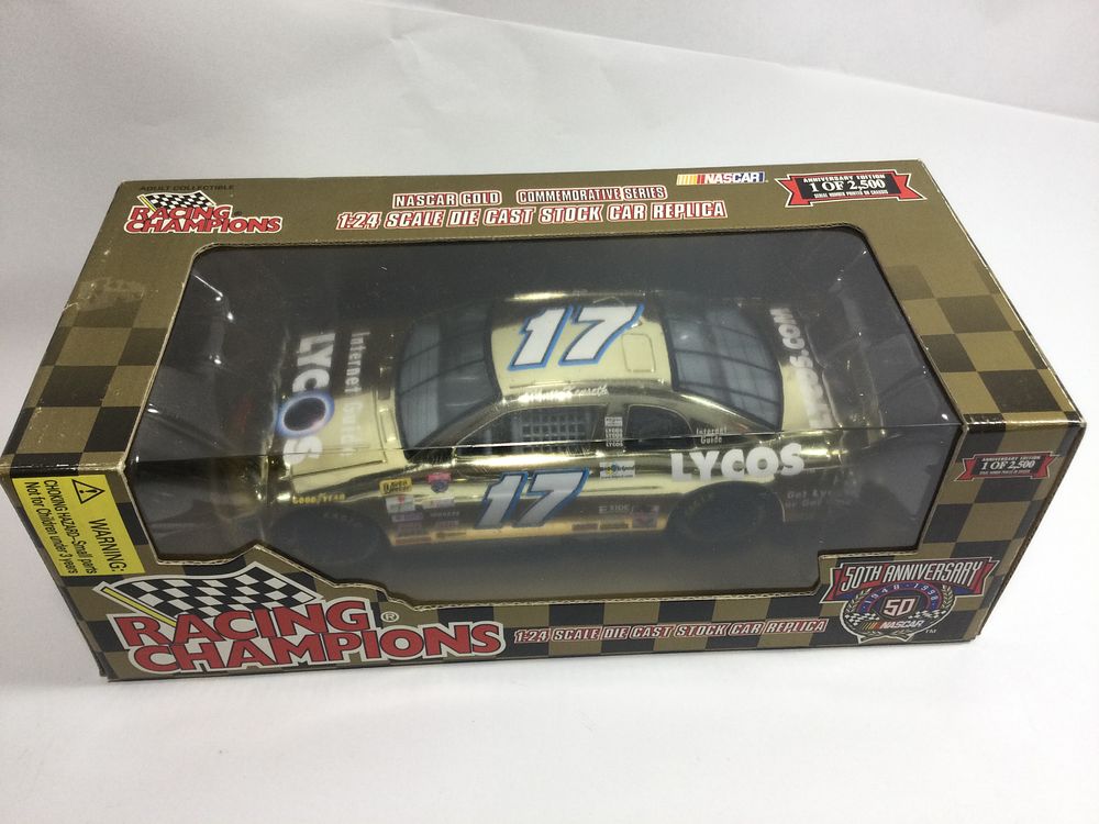 Lot 719: Matt Kenseth #17 Gold 50th Anniversary Diecast