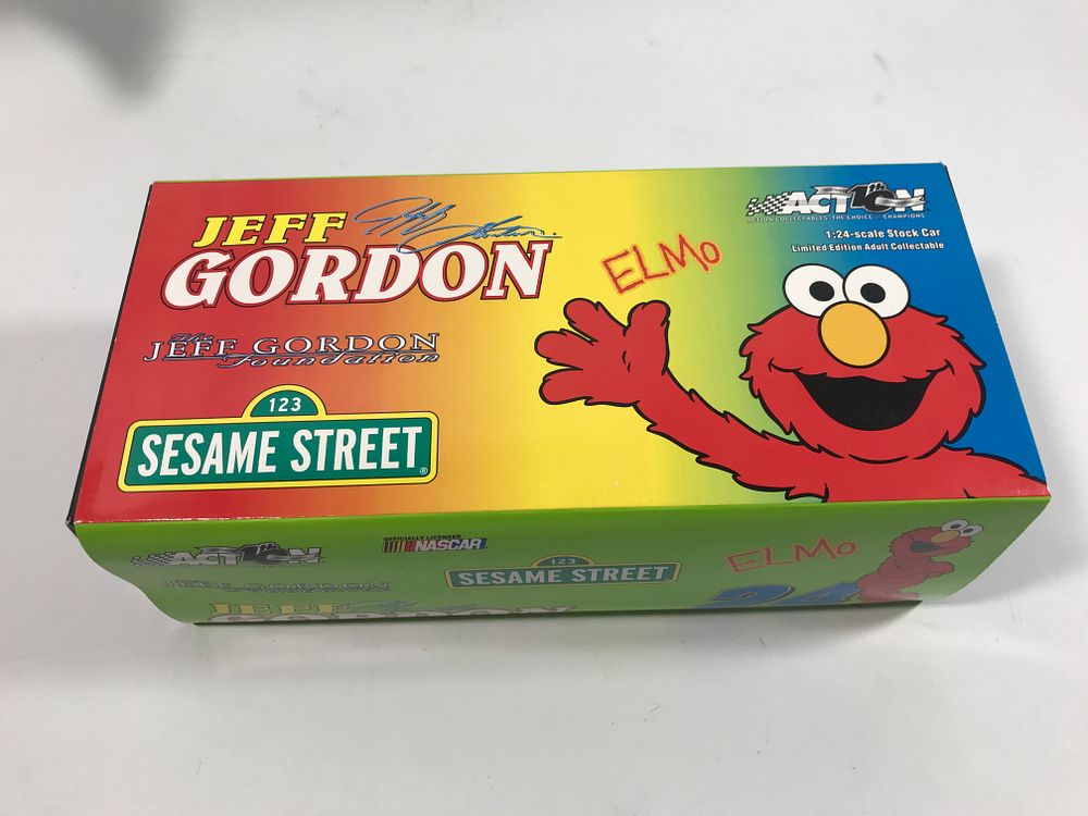 Lot 725: Jeff Gordon #24 Foundation Sesame Street Elmo