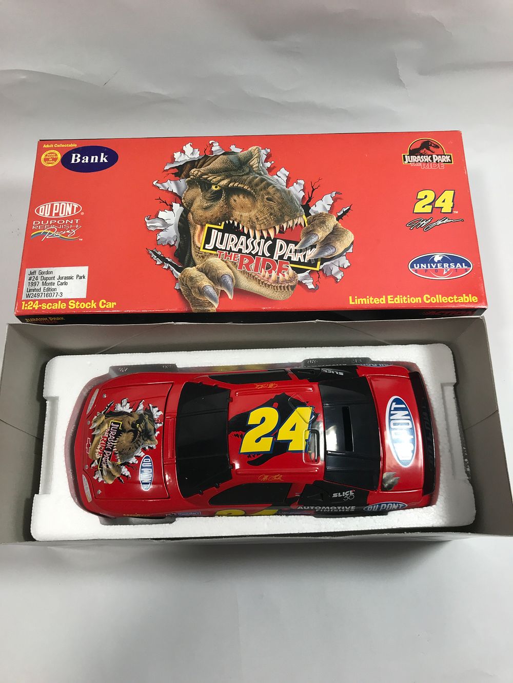 Lot 728: Jeff Gordon #24 Jurassic Park 1997 Monte Carlo