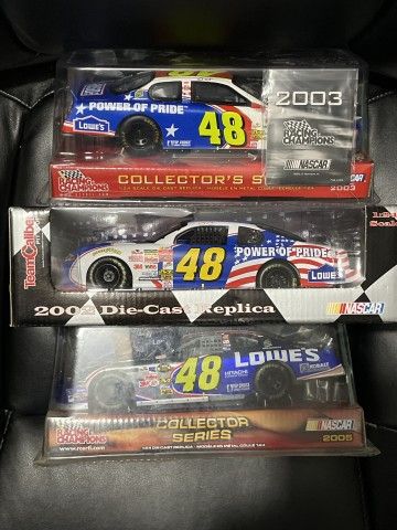 Lot 737: Jimmie Johnson 3 Die-cast Car Collection