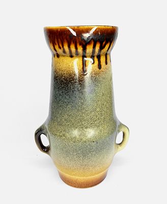 פלקרמיק - פלקרמיק נדיר ומיוחד!. אגרטל קרמיקה ישראלית תוצרת פלקרמיק, תבנית לא שכיחה ומיוחדת, בעלת 