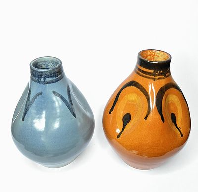 פלקרמיק - פלקרמיק משנות קום המדינה. לוט קרמיקה ישראלית תוצרת פלקרמיק, שתי עבודות מיוחדות, כמעט זהות 