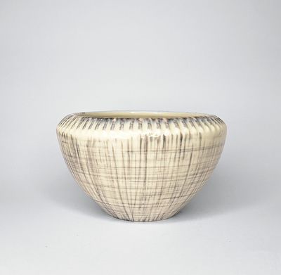 לפיד - לפיד. קערת קרמיקה ישראלית תוצרת לפיד, מסדרת דומוס. חתימה מוקדמת