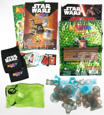 אבטונס אנימלס - לוט abatons animals הכולל את המדריך השלם, שקיות ממותגות, סטאר וורס ועוד. בנוסף 