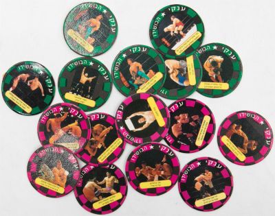 ענקי הבושידו - לוט פוגים מסדרת ענקי הבושידו: 7 ירוקים, 8 ורודים