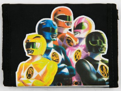 פאואר ריינג'רס - ארנק בד של סדרת הטלוויזיה פאואר ריינג'רס, 1994, מצב מעולה. חברת מגנום