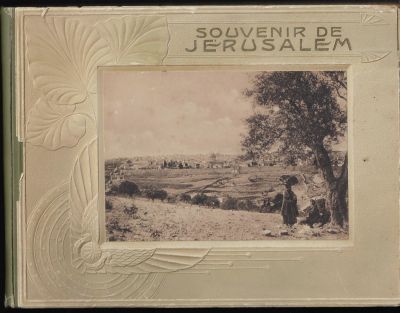 ירושלים - אלבום מזכרת תמונות ירושלים, הוצאה לא ידוע, SOUVENIR DE JERUSALEM, הכולל 24 תמונות של 