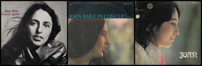 ג'ואן באאז - לוט 3 תקליטים של ג'ואן באאז, מצבים טובים