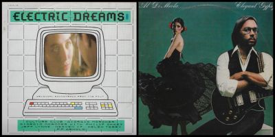 לוט 2 תקליטים: 1. פסקול הסרט "חלומות אלקטרוניים". 2. אל דימאולה. הוצאות ישראליות, מצבים טובים