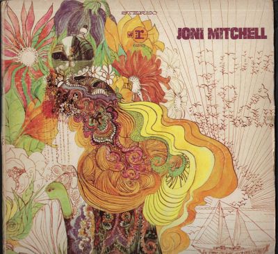 ג'וני מיטשל - תקליט ג'וני מיטשל, האלבום הראשון, הוצאה אמריקאית - תקליטי רפריס, 1968, מצב התקליט VG