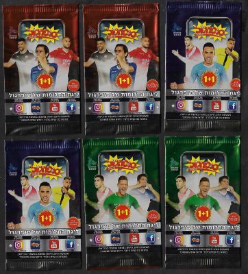 סופרגול - לוט 6 מעטפות סופרגול, עונת 2018-19, שלושה סוגים שונים, סגורות ומלאות