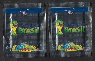 גביע העולם 2014 - לוט 2 מעטפות אלבום גביע העולם ברזיל 2014. המעטפות סגורות, חתומות ומעולם לא נפתחו