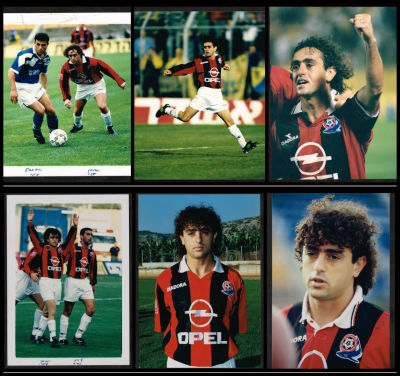 ראובן עטר - לוט 6 תצלומים של שחקן הפועל חיפה, ראובן עטר, 1995-99