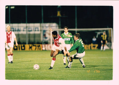 תצלום ממשחק הידידות בין אלופת אירופה אייאקס אמסטרדם למכבי חיפה באצטדיון קרית-אליעזר, ינואר 