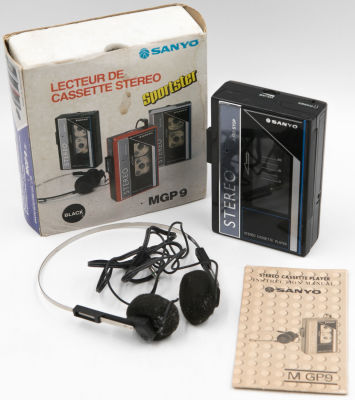 ווקמן סאניו, SANYO, דגם M-GP9תוצרת יפן, מארז מקורי, כולל חוברת הוראות. מצב טוב מאוד
