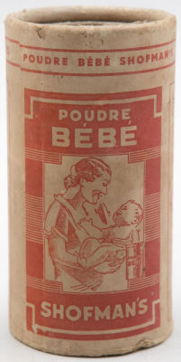 קופסת קרטון סבון רחצה אנטיסטי, בבה שופמן'ס, תוצרת "עדיף" בע"מ. שנות הארבעים-חמישים