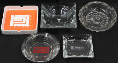 בתי מלון - לוט 5 מאפרות של בתי מלון בישראל, שנות השישים-שבעים: מלון דן, מלון גלי זוהר, רמאדה אין 