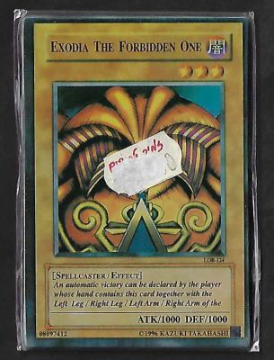 יו-גי-הו! - שקית קלפי יו-גי-הו! סגורה, לא נפתחה מעולם. נושאת עדיין את מדבקת החנות. לא ברור כמה 