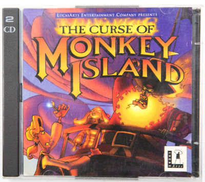 משחק מחשב THE CURSE OF MONKEY ISLAND, הכולל 2 סי.די, שנת 1997