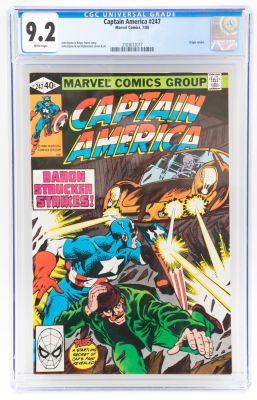קפטן אמריקה - חוברת קומיקס של קפטן אמריקה מספר 247, הוצאת מארוול, יולי 1980. מדורג CGC בדירוג 9.2 
