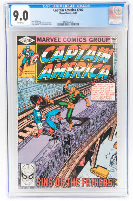 קפטן אמריקה - חוברת קומיקס של קפטן אמריקה מספר 246, הוצאת מארוול, יוני 1980. מדורג CGC בדירוג 9.0 