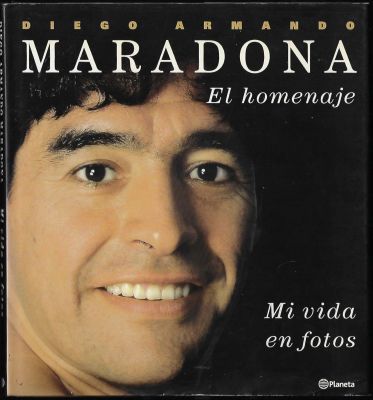 מראדונה - ספר מאת דייגו ארמנדו מראדונה, שפה ספרדית, הוצאת פלנטה, שנת 2001. מספר עמודים: 132