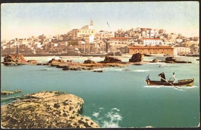 יפו - גלויה של העיר יפו, מבט מהים