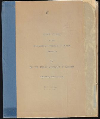 פוליטיקה - הצהרה בכתב לועדת החקירה האנגלו - אמרקאית מאת ארגון איחוד של פלשתינה, ירושלים, 1946. 