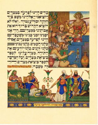 ארתור שיק - נדיר! ליטוגרפיה של ההגדה של פסח, מאת הצייר ארתור שיק, במסגרת פרסומת של ידיעות אחרונות 