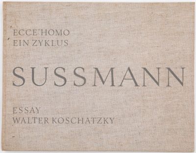 Sussmann - ספר אמנות Sussmann - Ecce Homo, היינריך זוסמן - הנה האיש, נושא הקדשה אישית בכתב ידו של 