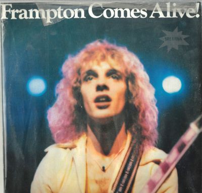 פיטר פרמטון - אלבום כפול פיטר פרמטון, FRAMPTON COMES ALIVE, תוצרת חוץ. מצב התקליט: EX