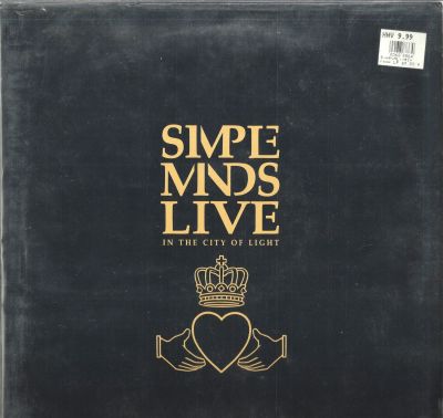 Simple Minds - אלבום כפול Simple Minds – Live In The City Of Light, תוצרת חוץ. מצב התקליטים: VG+