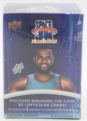 SPACE JAM - מארז מעטפות וקלפים של סרט הקולנוע ספייס ג'ם, SPACE JAM, בכיכובו של לברון ג'יימס. במארז 