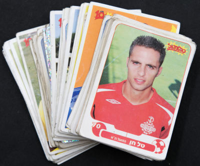 סופרגול - לוט גדול של מדבקות סופרגול, שנים שונות, מצבים שונים