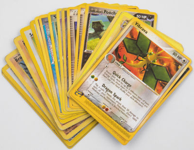 פוקימון - לוט 23 קלפי פוקימון, שנת 1998-2004, מצבים שונים