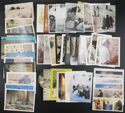 הכותל המערבי - לוט 45 גלויות מודרניות של הכותל המערבי, גדולות, שונות זו מזו. מצבים טובים