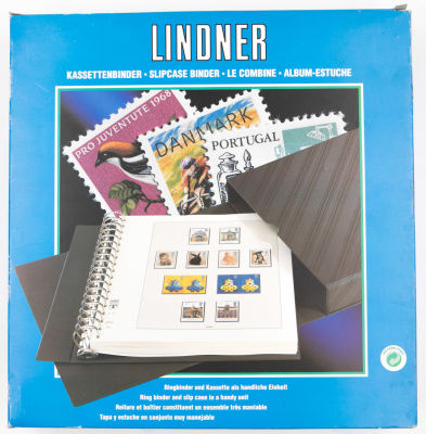 אלבום חדש שלא היה בשימוש של חברת לינדנר LINDNER הגרמנית. האלבום עם 18 טבעות, כולל קסטה. מגיע 