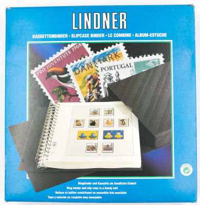 אלבום חדש שלא היה בשימוש של חברת לינדנר LINDNER הגרמנית. האלבום עם 18 טבעות, כולל קסטה. מגיע 