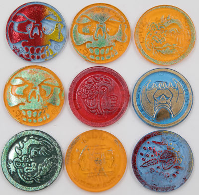 פצץ רשמי - לוט 9 פצצים שקופים, פצץ רשמי - פוגים, צבעים שונים