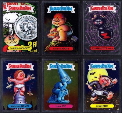 חבורת הזבל - לוט 6 קלפי חבורת הזבל, סדרת הכרום 3 היוקרתית, המהדורה האמריקאית, שונים זה מזה. מצבים 