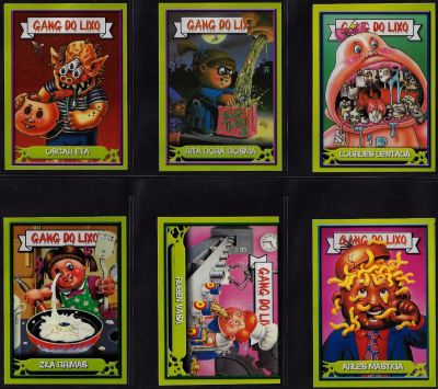 חבורת הזבל - לוט 6 קלפים של חבורת הזבל, המהדורה הברזילאית, רשמיים. יצאו לאור ב-2005. קלפים 
