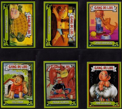 חבורת הזבל - לוט 6 קלפים של חבורת הזבל, המהדורה הברזילאית, רשמיים. יצאו לאור ב-2005. קלפים 