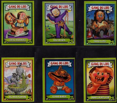 חבורת הזבל - לוט 6 קלפים של חבורת הזבל, המהדורה הברזילאית, רשמיים. יצאו לאור ב-2005. קלפים 