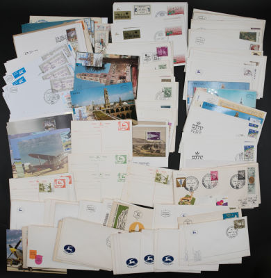 לוט ענק הכולל מעטפות יום ראשון, מעטפות נושאיות, מעטפות מזכרת פרטיות, גלויות ועוד ועוד