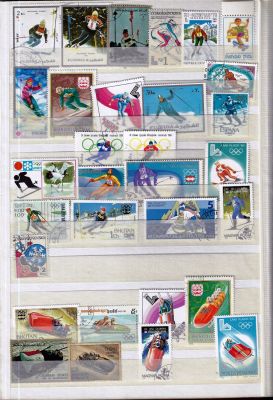 אלבום בולי ספורט מהעולם, מדינות שונות, ענפי ספורט שונים