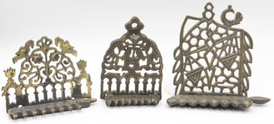 לוט 3 חנוכיות שמן, שונות זו מזו, מצבים טובים