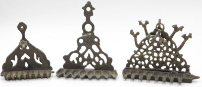 לוט 3 חנוכיות שמן, שונות זו מזו, מצבים טובים